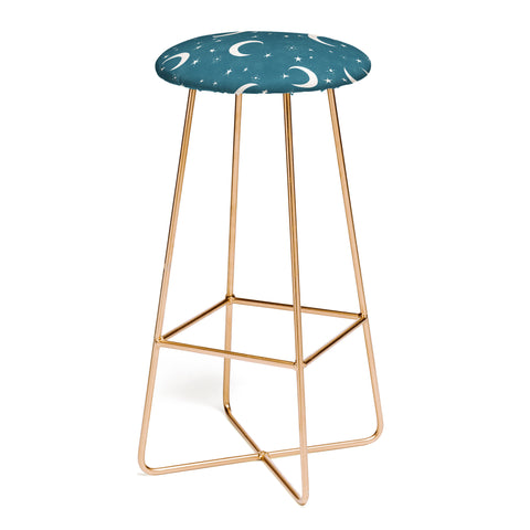 Byre Wilde Goodnight Sky silver moon Bar Stool