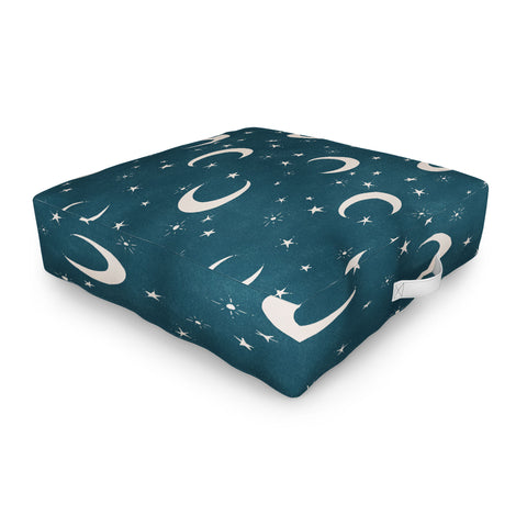 Byre Wilde Goodnight Sky silver moon Outdoor Floor Cushion