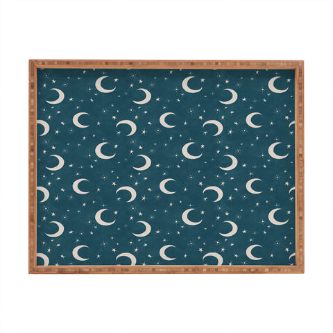 Byre Wilde Goodnight Sky silver moon Rectangular Tray