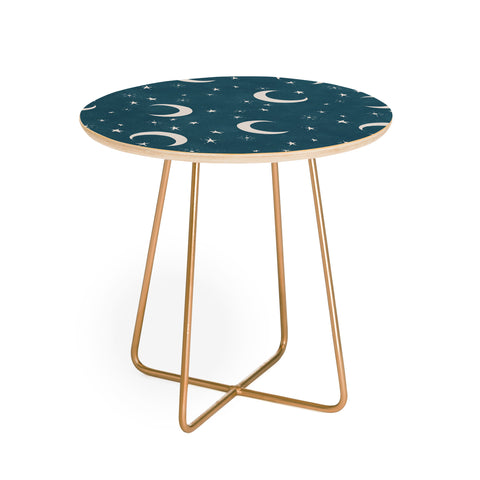 Byre Wilde Goodnight Sky silver moon Round Side Table