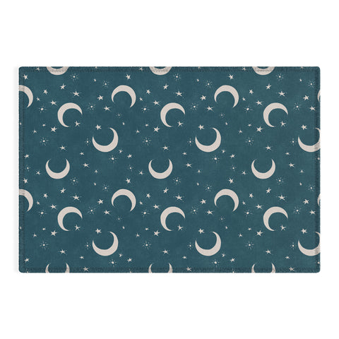 Byre Wilde Goodnight Sky silver moon Outdoor Rug