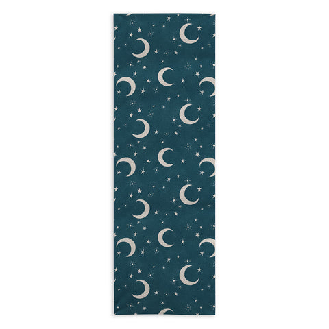 Byre Wilde Goodnight Sky silver moon Yoga Towel
