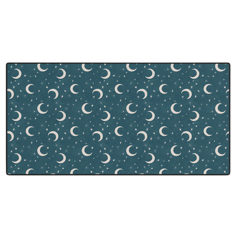 Byre Wilde Goodnight Sky silver moon Desk Mat