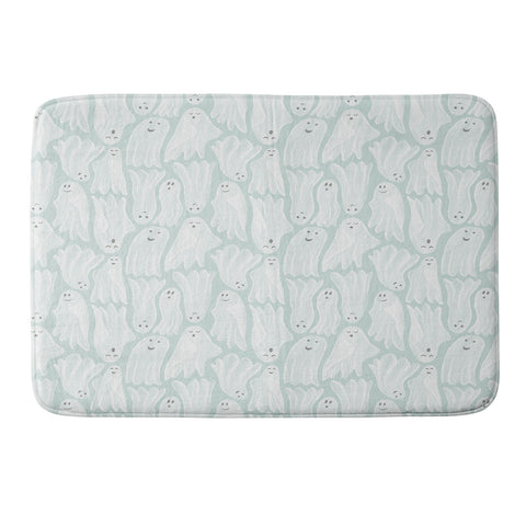 Byre Wilde Gossamer Ghosts soft blue Memory Foam Bath Mat