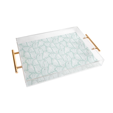 Byre Wilde Gossamer Ghosts soft blue Acrylic Tray