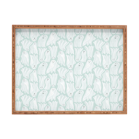 Byre Wilde Gossamer Ghosts soft blue Rectangular Tray