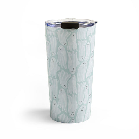 Byre Wilde Gossamer Ghosts soft blue Travel Mug
