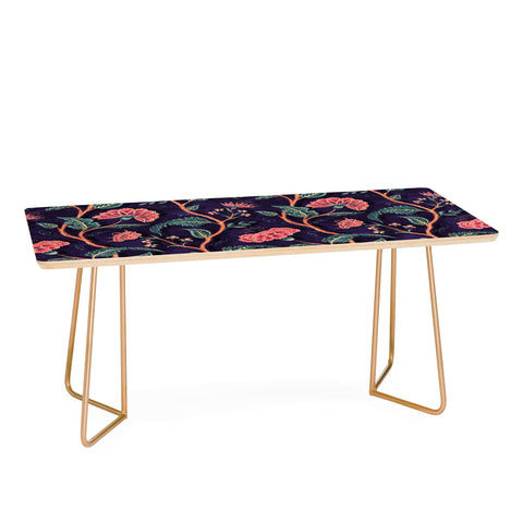 Byre Wilde Indienne Vine Deep Coral Coffee Table