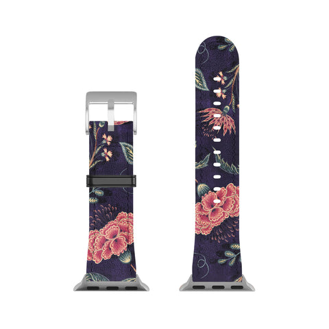 Byre Wilde Indienne Vine Deep Coral Apple Watch Band