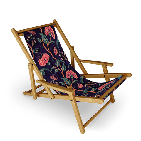 Byre Wilde Indienne Vine Deep Coral Sling Chair