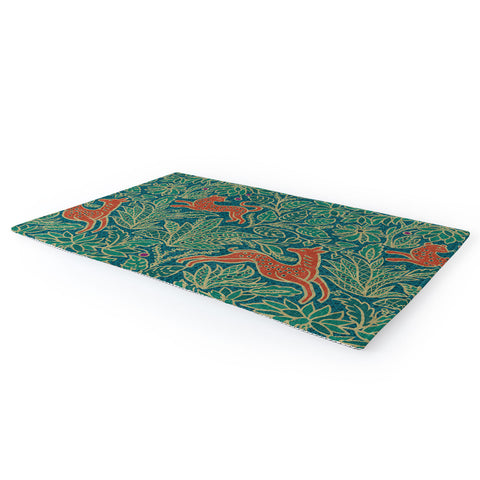 Byre Wilde Jungle Fawn and Cat Area Rug