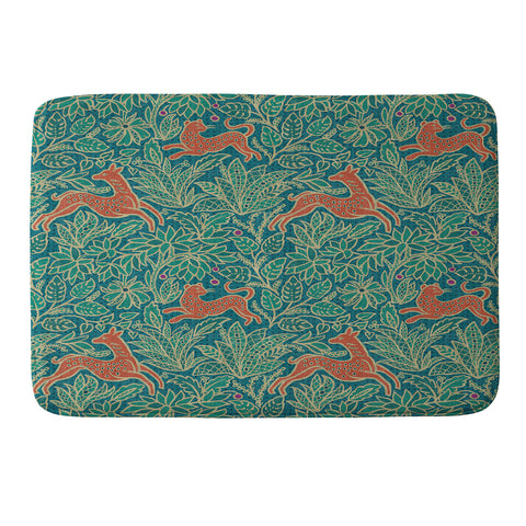 Byre Wilde Jungle Fawn and Cat Memory Foam Bath Mat