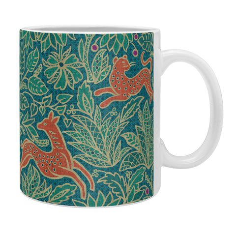 Byre Wilde Jungle Fawn and Cat Coffee Mug