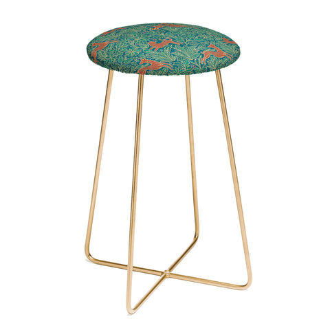 Byre Wilde Jungle Fawn and Cat Counter Stool
