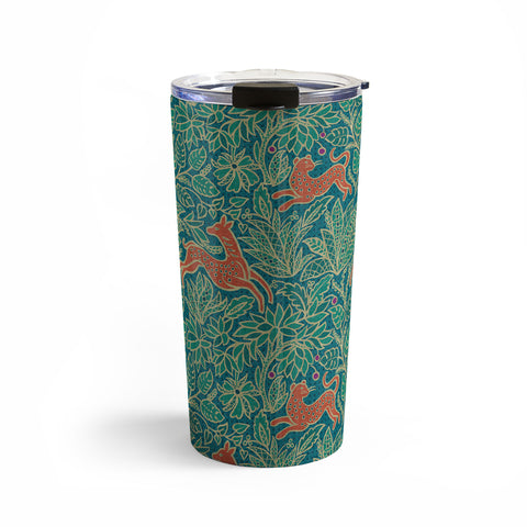 Byre Wilde Jungle Fawn and Cat Travel Mug
