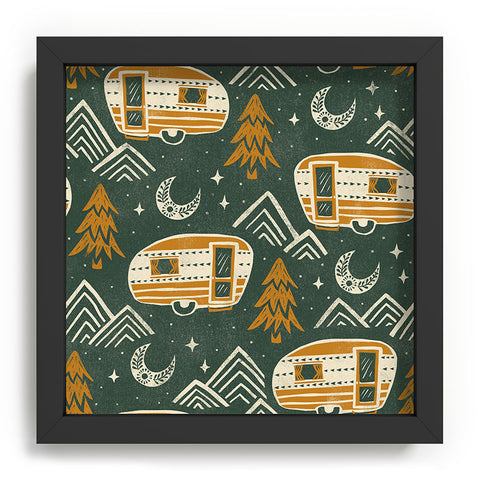 Byre Wilde Little Camper forest green Recessed Framing Square