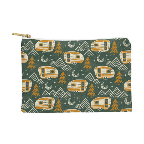 Byre Wilde Little Camper forest green Pouch