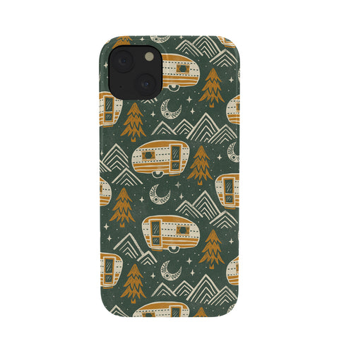Byre Wilde Little Camper forest green Phone Case