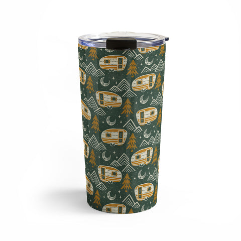 Byre Wilde Little Camper forest green Travel Mug