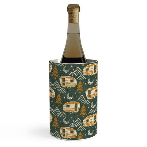 Byre Wilde Little Camper forest green Wine Chiller