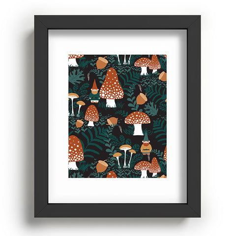 Byre Wilde Mushroom Forest Gnomes Recessed Framing Rectangle