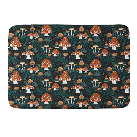 Byre Wilde Mushroom Forest Gnomes Memory Foam Bath Mat