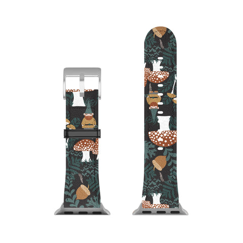 Byre Wilde Mushroom Forest Gnomes Apple Watch Band