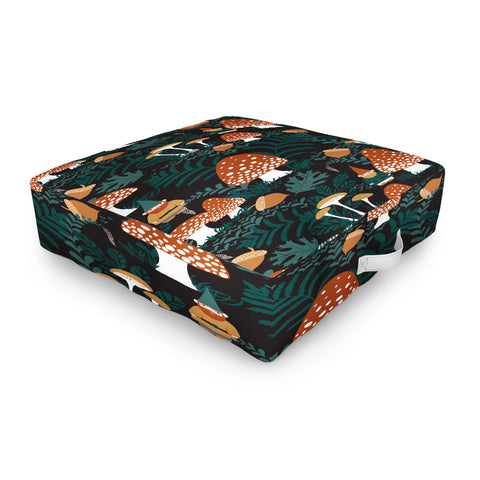 Byre Wilde Mushroom Forest Gnomes Outdoor Floor Cushion