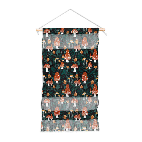 Byre Wilde Mushroom Forest Gnomes Wall Hanging Portrait