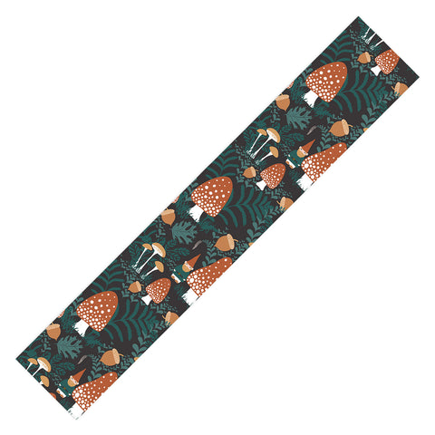 Byre Wilde Mushroom Forest Gnomes Table Runner