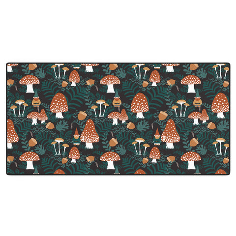 Byre Wilde Mushroom Forest Gnomes Desk Mat