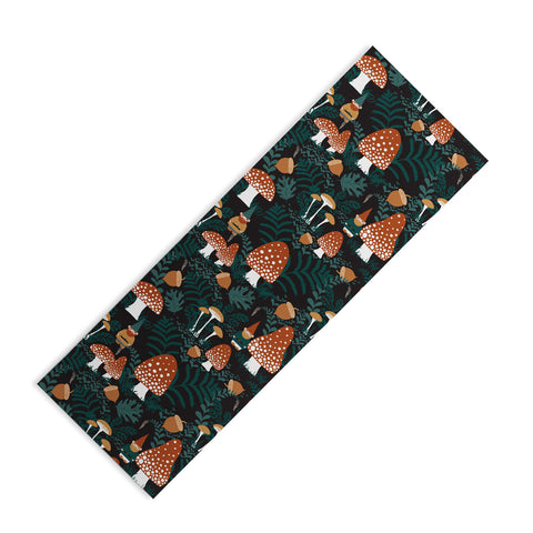 Byre Wilde Mushroom Forest Gnomes Yoga Mat