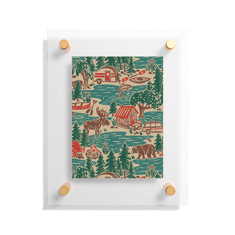Byre Wilde North Country Summer vintage Floating Acrylic Print