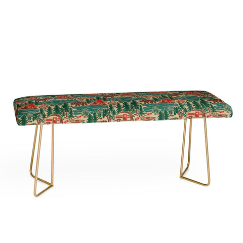 Byre Wilde North Country Summer vintage Bench
