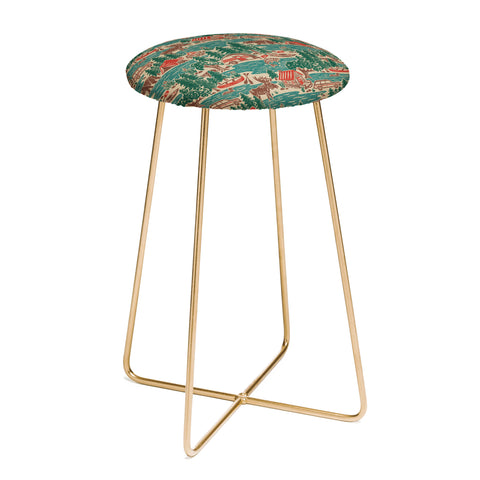 Byre Wilde North Country Summer vintage Counter Stool
