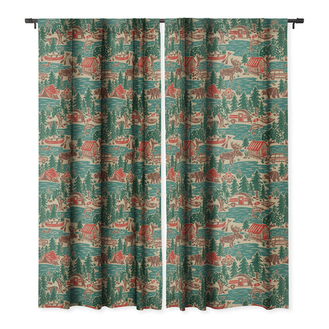 Byre Wilde North Country Summer vintage Blackout Window Curtain