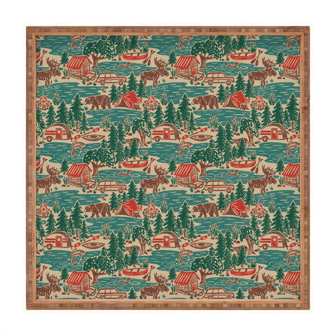 Byre Wilde North Country Summer vintage Square Tray