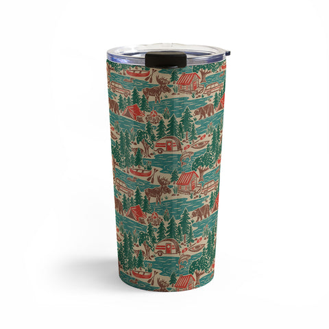 Byre Wilde North Country Summer vintage Travel Mug