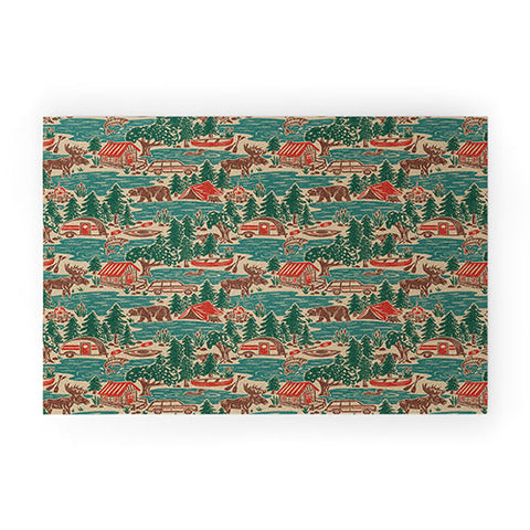 Byre Wilde North Country Summer vintage Welcome Mat