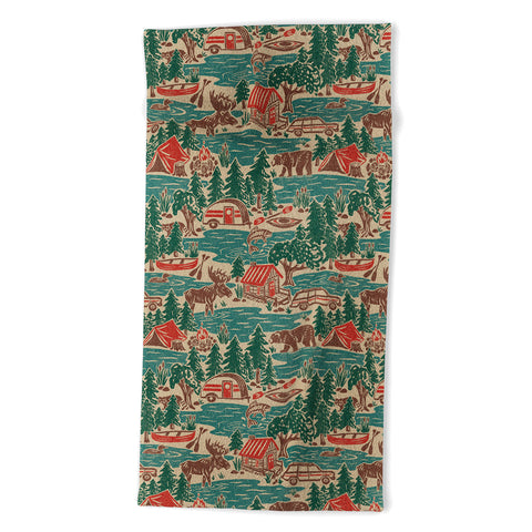 Byre Wilde North Country Summer vintage Beach Towel