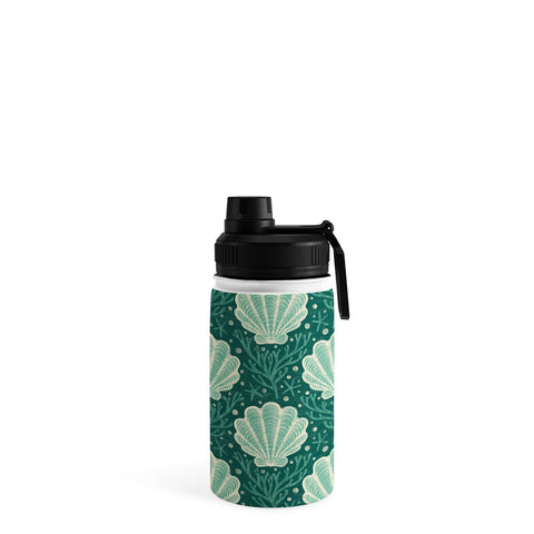 Byre Wilde Seashell sea green Water Bottle