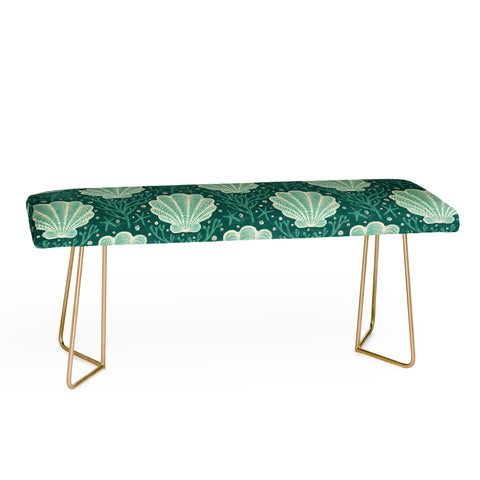 Byre Wilde Seashell sea green Bench