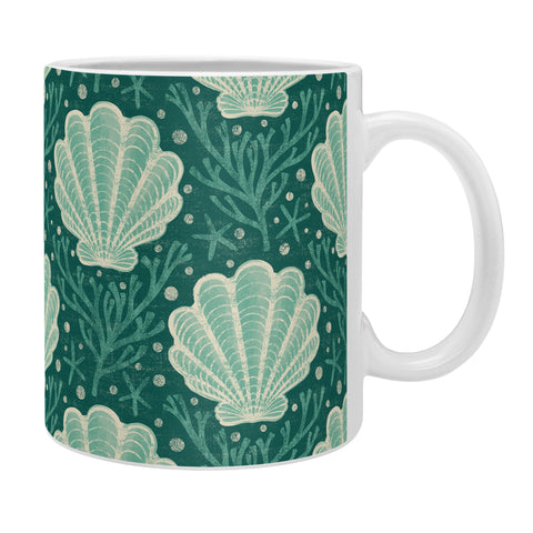 Byre Wilde Seashell sea green Coffee Mug