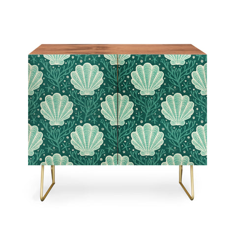 Byre Wilde Seashell sea green Credenza