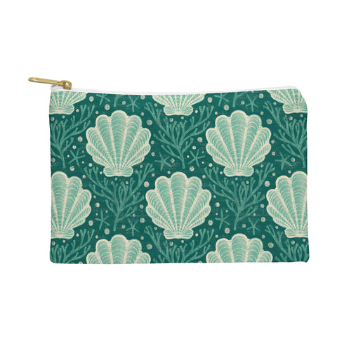 Byre Wilde Seashell sea green Pouch