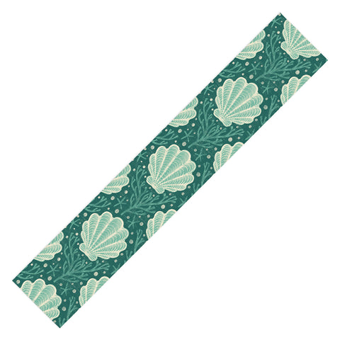 Byre Wilde Seashell sea green Table Runner