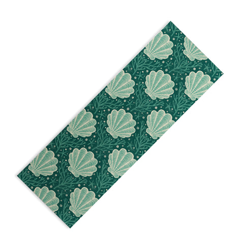 Byre Wilde Seashell sea green Yoga Mat
