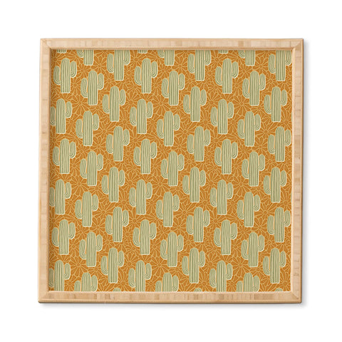 Byre Wilde Sonora gold and sage Framed Wall Art