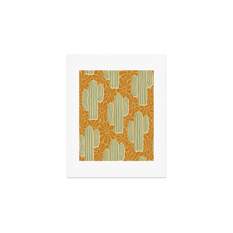 Byre Wilde Sonora gold and sage Art Print