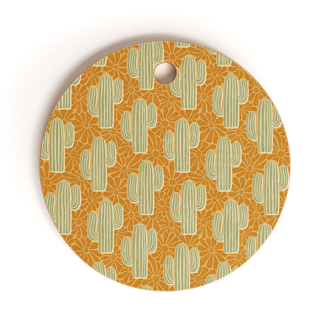 Byre Wilde Sonora gold and sage Cutting Board Round